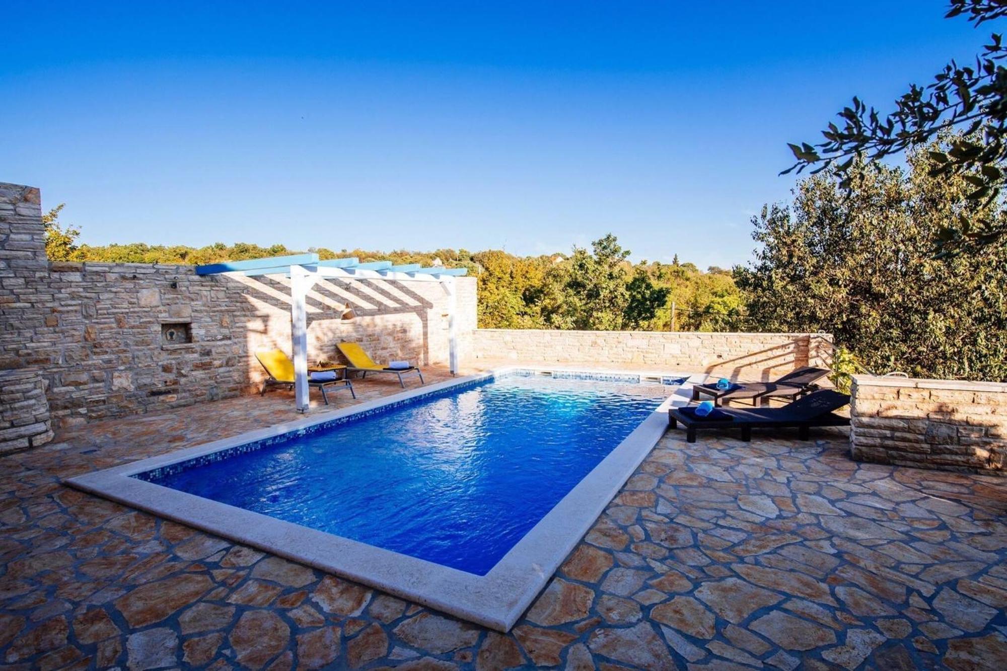 My Dalmatia - Holiday Home Korlat With Private Pool Benkovac Eksteriør billede