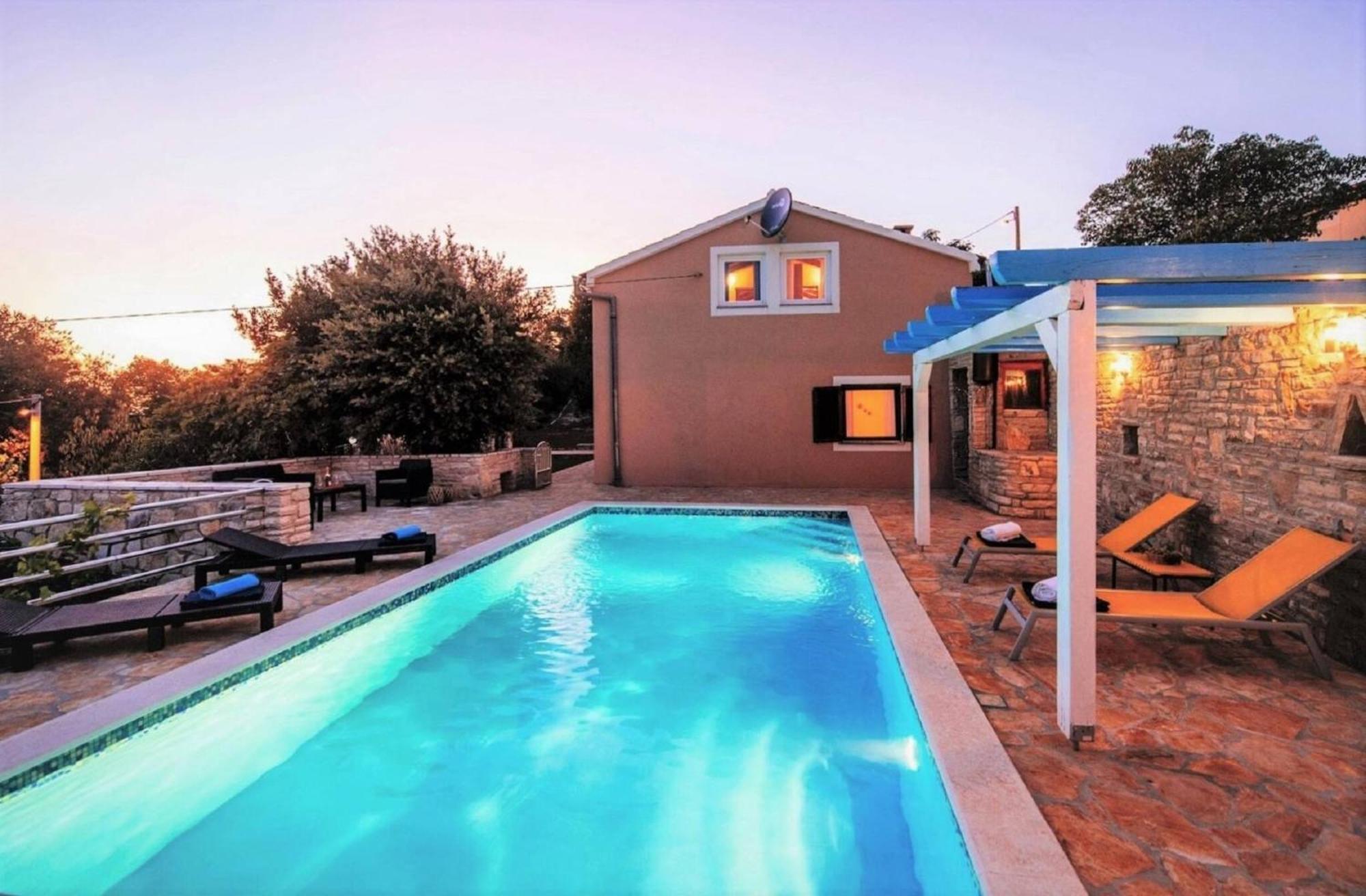 My Dalmatia - Holiday Home Korlat With Private Pool Benkovac Eksteriør billede