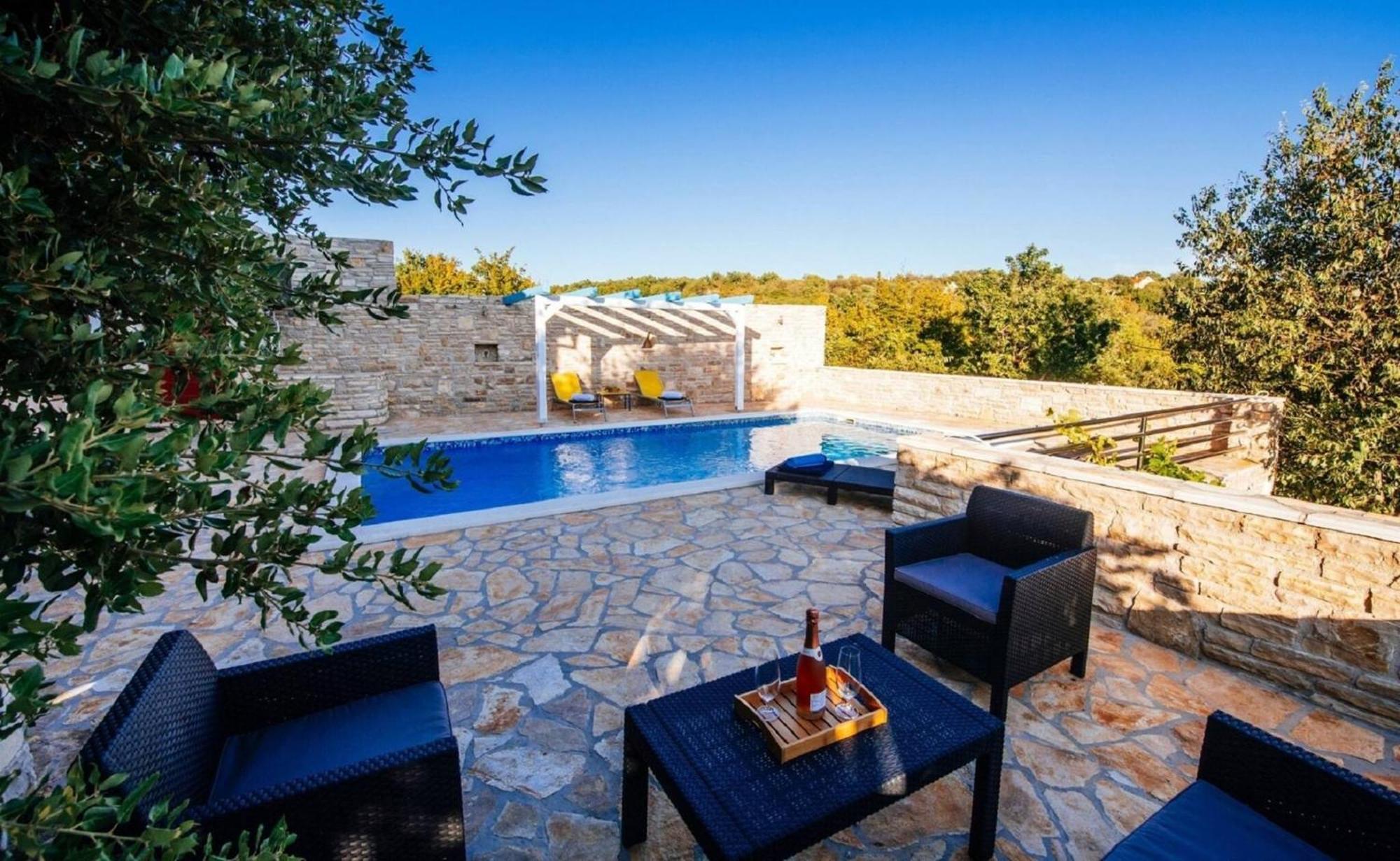 My Dalmatia - Holiday Home Korlat With Private Pool Benkovac Eksteriør billede