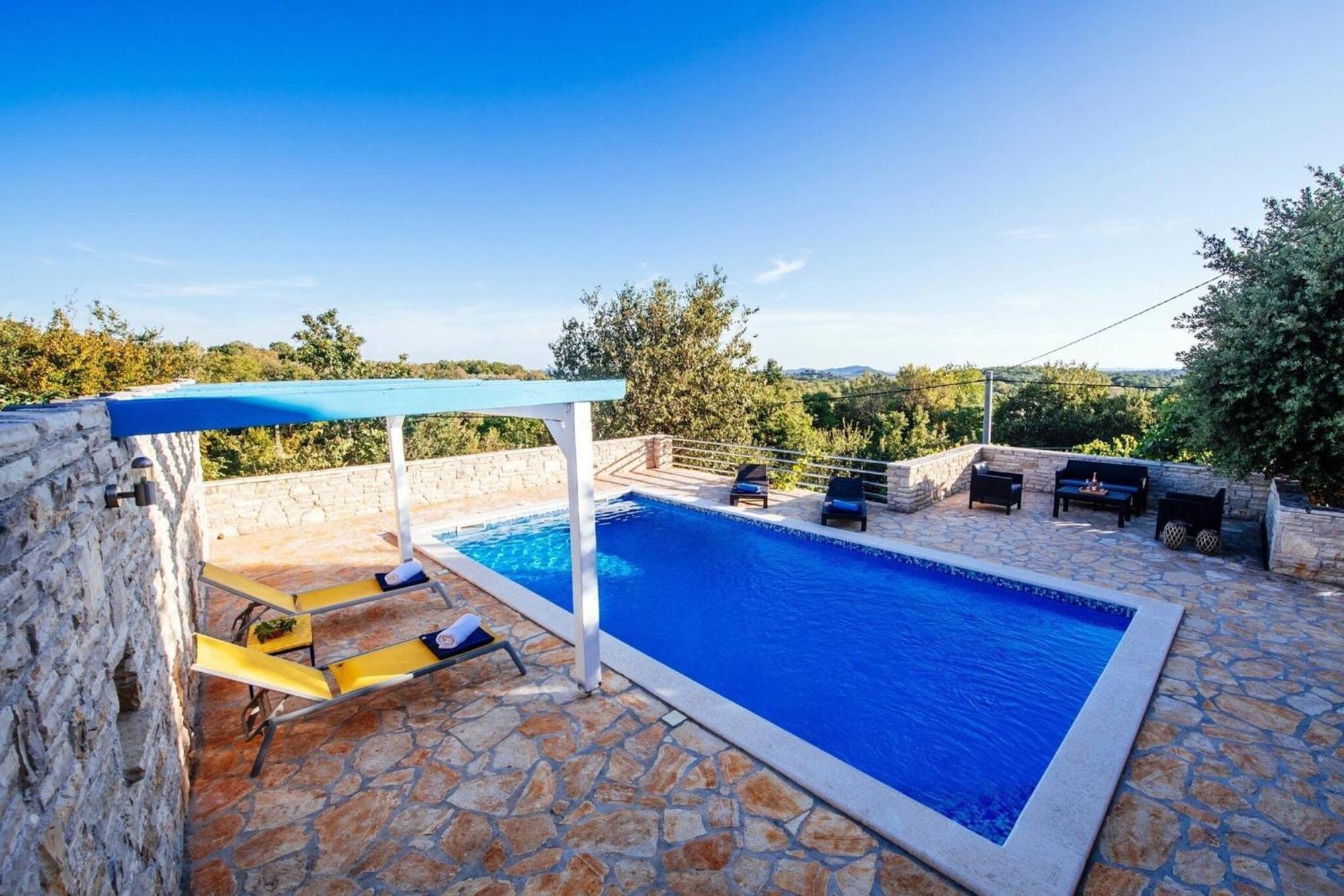 My Dalmatia - Holiday Home Korlat With Private Pool Benkovac Eksteriør billede