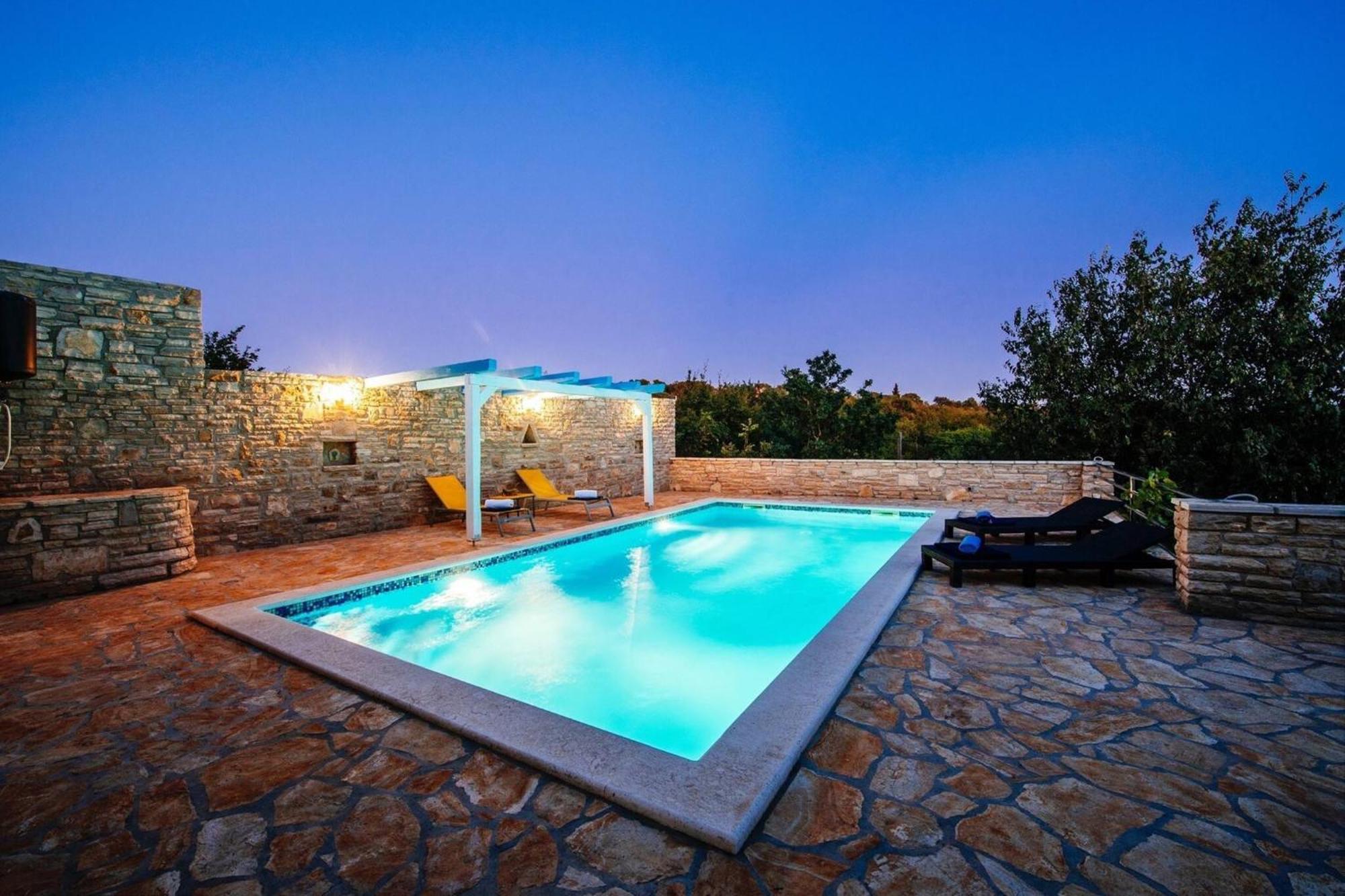 My Dalmatia - Holiday Home Korlat With Private Pool Benkovac Eksteriør billede